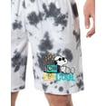 thumbnail image 2 of Peanuts Men's Snoopy Summer Stay Cool Sleep Pajama Shorts For Adults, 2 of 6