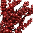 thumbnail image 6 of Northlight Berries Artificial Christmas Twig Wreath - 16" - Red - Unlit, 6 of 6