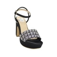 thumbnail image 1 of Sandalia de vestir Tacones Mujer Sintetico Negro Leon 023479, 1 of 4