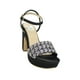 thumbnail image 1 of Sandalia de vestir Tacones Mujer Sintetico Negro Leon 023479, 1 of 4