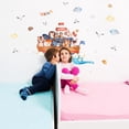thumbnail image 4 of Sailboat Animals Wall Stickers Carton Animals Oecan Wall Decals Removable Vinyl Art Decor for Nursery Bedroom Bathroom Playroom Living Room Decoarion, 4 of 6