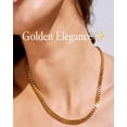 thumbnail image 6 of Women's 18K Gold Cable Chain + Rope Chain Necklace Stack Bundle, 6 of 11