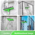thumbnail image 5 of TidyBliss Window Squeegee for Home with Extension Pole 56" (Green), 5 of 9