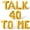 Gold, variant on Letter Balloons - TALK 40 TO ME 16" Inch Alphabet Letters Foil Mylar Balloon 40th Birthday Party Banner (Gold)