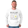thumbnail image 5 of PACMAN Totally Iconic Kick Up the 80s Long Sleeve TShirt Men Women Brisco Brands M, 5 of 6