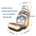 thumbnail image 3 of Balery Hello Summer Cute Gnome Funda de Asiento para Auto con Diseño - Cubierta Frontal Suave y Transpirable con Protector Antideslizante- 1 Unidad, 3 of 5