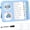 Blue, variant on 3-in-1 Visual Timer with Visual Schedule, Chore Chart & Planning Board for Kids and Adults at Home, School, Classroom, and Work