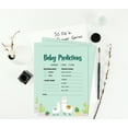 thumbnail image 3 of Inkdotpot Llama Gender Neutral Party Supplies Set Of 50 Baby ShowerPrediction Cards For Baby Shower Game, 3 of 5