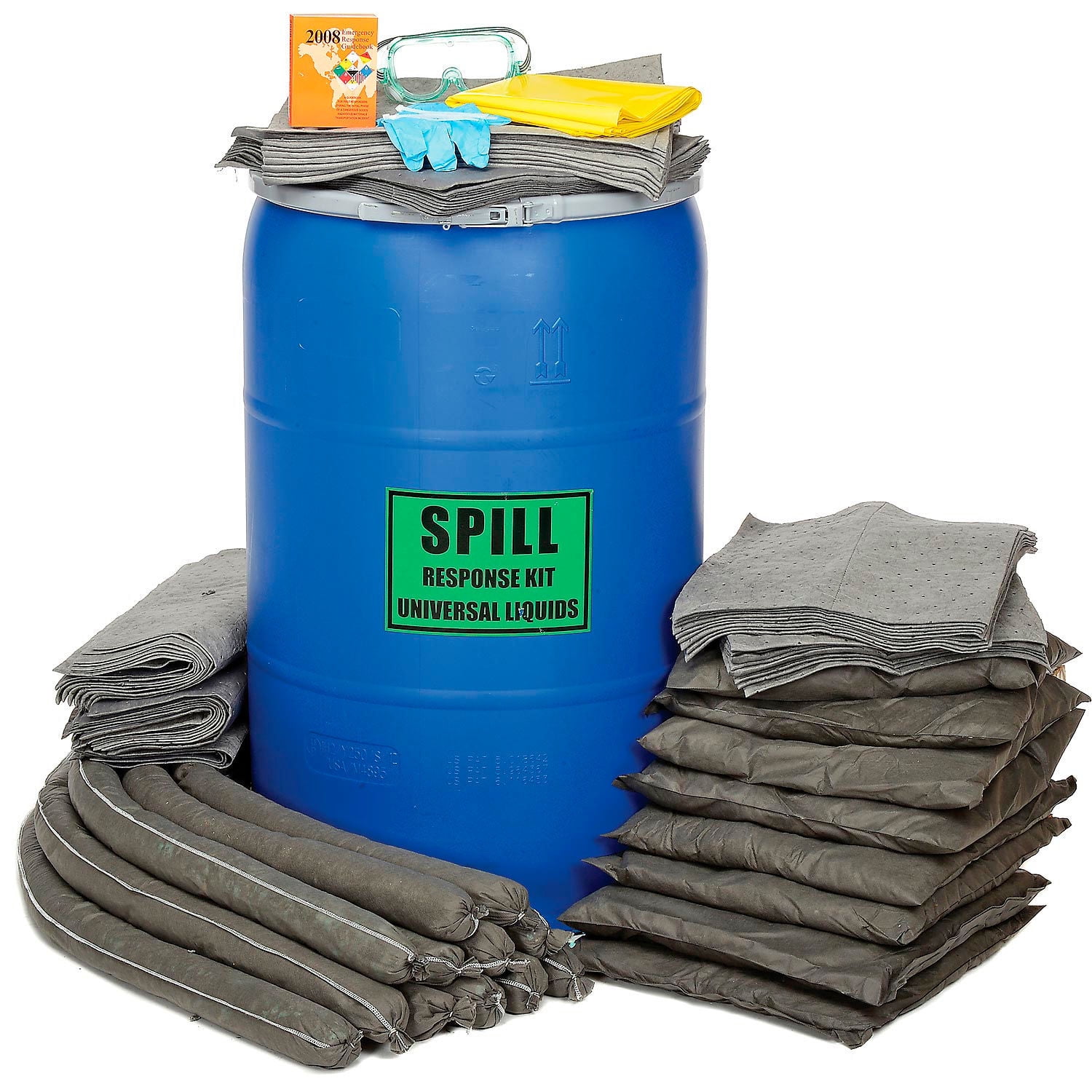 Chemtex SPK55BU 55 Gallon Universal Drum Spill Kit, Blue