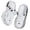 White, variant on Unisex Classic Perforated Clogs Breathable Platform Sandals Lightweight EVA Garden Shoes for Garden Beach (Khaki 8)