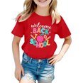 thumbnail image 3 of YUEHUA Cute Back To School Shirts for Teen Girls Trendy Quick-Drying O-Neck 1/4 Sleeve Happy First Day Of School 1st Grade Tee Boys Girls Toddler, 3 of 5