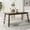 Black/Silver, variant on SAFAVIEH Brayson Mid-Century Retro Rectangular Dining Table, Walnut