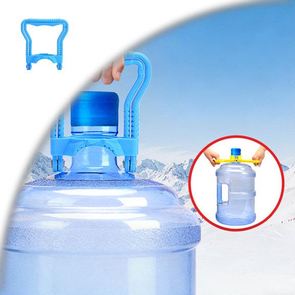 5 Gallon Water Bottle Handle, Heavy-Duty Water Jug Holder for Easy Carrying, Dual-Mode Design (Single/Dual-Person Lift), Ergonomic Grip, Fits Standard 5-Gallon Jugs