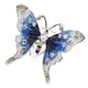 thumbnail image 4 of Bufanda Vintage Crital Mariposa Hebilla Broche Porta Bufanda Clip Fernando Azul, 4 of 8