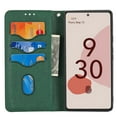 thumbnail image 6 of Compatible with Google Pixel 6 Pro Wallet Case Wrist Strap Lanyard Leather Flip Card Holder Stand Cell phone Accessories Folio Purse Phone Cover for Google Pixel 6 Pro 5G Women Men,Green, 6 of 10