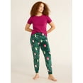 thumbnail image 2 of Joyspun Women's and Women's Plus Plush Sleep Jogger Pants, Sizes XS-3X, 2 of 6
