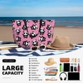 thumbnail image 5 of Xecao Cute Panda for versatile beach bag for women includes zipper pockets and waterproof material, ideal for vacations and adventures., 5 of 7