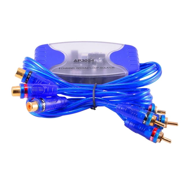 Sistema de sonido Para Automóvil Estéreo Vatios Ruido Canales RCA Audio Chapado En Oro shamjiam Filtro de ruido de audio RCA