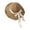 Brown 09, variant on Womens Sun Straw Hat Wide Brim UPF 80 Summer Hat Foldable Packable Floppy Beach Hats for Women