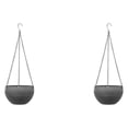 thumbnail image 4 of Justharion 2piece Wide Applications Hanging Flower Pot For Beauty And Firm And Durable gray 2Set, 4 of 6