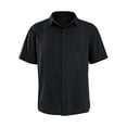 thumbnail image 4 of Sherrylily Men Short Sleeve Cuban Camp Guayabera Shirt Linen Cotton Button Down Shirts M-3XL, 4 of 6