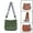 green, variant on CHOK Vegan Leather Handbag  Women Satchel Handbag with Inner Pockets and Sturdy Straps  Ladies Shoulder Bag For Work Or Out(Beige)