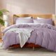 thumbnail image 1 of Juego de funda nórdica Nestl Full con relleno - Morado polvoriento, 4 piezas, 80 x 90 cm, funda nórdica y 2 fundas de almohada con edredón alternativo de plumón blanco, ultra suave, para todas las est, 1 of 1