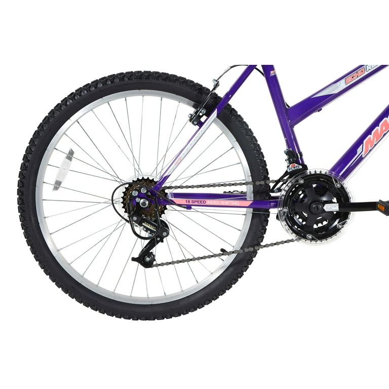 Dynacraft Magna 24 Inch Girls Hybrid Bike For Age 12 99 Years Walmart