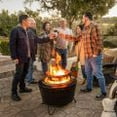 thumbnail image 5 of TIKI® Brand 22.1 Diameter Accessory Metal Reunion Fire Pit Screen, 32.9 Inch 2 Piece Poker, and Heat Deflector, 5 of 6