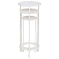 thumbnail image 5 of vidaXL 11.8" x 27.5" 3-Tier White Metal Vintage Plant Stand 3 Count, 5 of 9