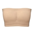 thumbnail image 2 of Mgmyaa Women's Casual Bandeau Top Square Neckline Pull-On Stretchable Skinny Solid Color for Casual, 2 of 7
