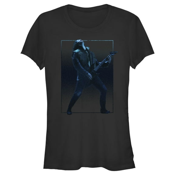 Netflix Junior's Stranger Things Eddie Munson and His Guitar Graphic T-Shirt