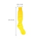 thumbnail image 3 of 1 par de medias deportivas de color liso, calcetines de fútbol hasta la rodilla, calcetines deportivos de tubo amarillos (talla única), 3 of 5