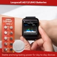 thumbnail image 4 of LOOPACELL AG12 LR43 386 SR43 1.5V Alkaline Button Cell Watch Batteries 10 Pack, 4 of 4