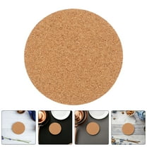 Hytrove Self Adhesive Cork Coasters 25Pcs Cork Furniture Pads for Heat Insulation and Surface Protection in Office
