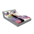 thumbnail image 2 of Ambesonne Vintage Fitted Sheet & Pillow Sham Set, Fashion Lady on Street, Full, Multicolor, 2 of 2