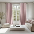 thumbnail image 6 of Top Finel 100% Blackout Linen Pleated Window Shades, Pink 52 x 84 Inches, 6 of 8