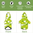 thumbnail image 6 of Honeii Green Apple Print Small Dog Hoodies Pet Hooded Sweatshirts Fall Winter Puppy Cat Sweaters Warm Clothes for Small Dogs Outfits Costume-X-Large, 6 of 7
