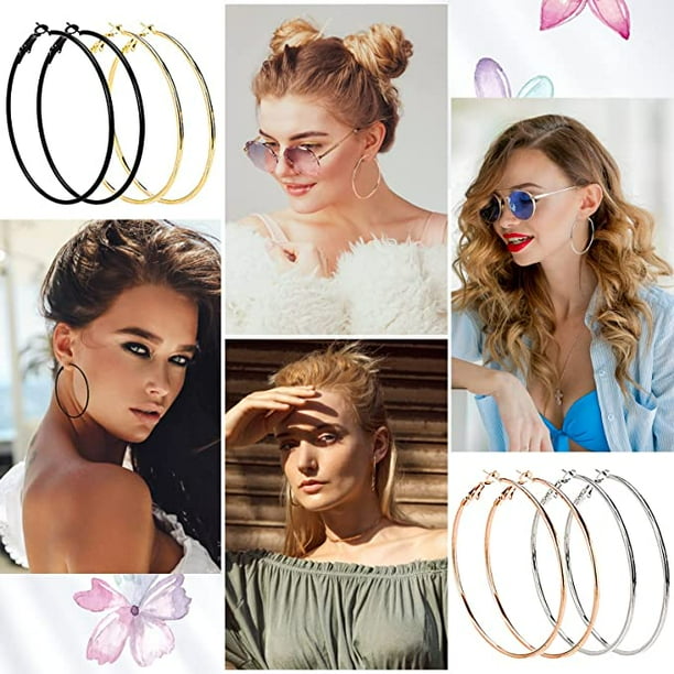 Beauty supply hoop earrings discount