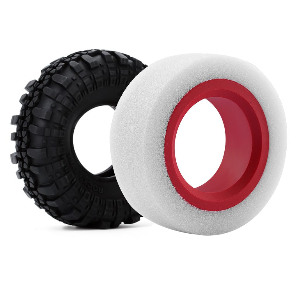 Double Layer Dual Stage TPE Foam for 1//10 RC Crawler 114-120mm 1.9/" Wheel Tires