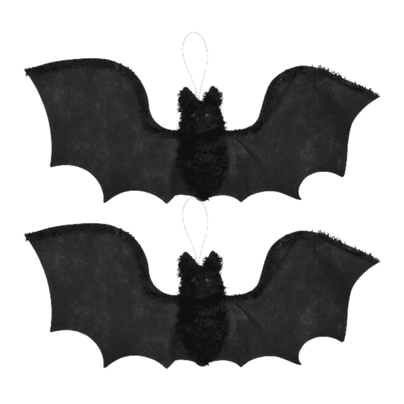 Halloween Character-Shaped Tinsel Decor Scary Black Bat  Halloween Decor Indoor Hallowmas Party Supplies