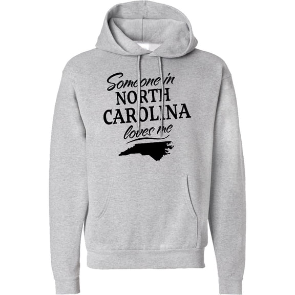 Inktastic Someone in North Carolina Loves Me Adult Hoodie Sweatshirt