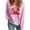 Pink, variant on ibuvkizy Sweatshirt for Women Valentine's Day Round Neck Lover's Love Print Sweatshirt Long Sleeved Pullover Top/shirt Black,XS