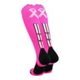 thumbnail image 2 of Triumph Pink Ribbon Awareness OTC Socks (Neon Pink/Pale Pink, Medium), 2 of 2