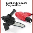 thumbnail image 3 of Electric Drill Convert To Chainsaw Attachment, Mini Chainsaw Attachment High Efficiency Easy To Modify  For Garden Logging 10.2cm / 4in,15.2cm / 6in, 3 of 8