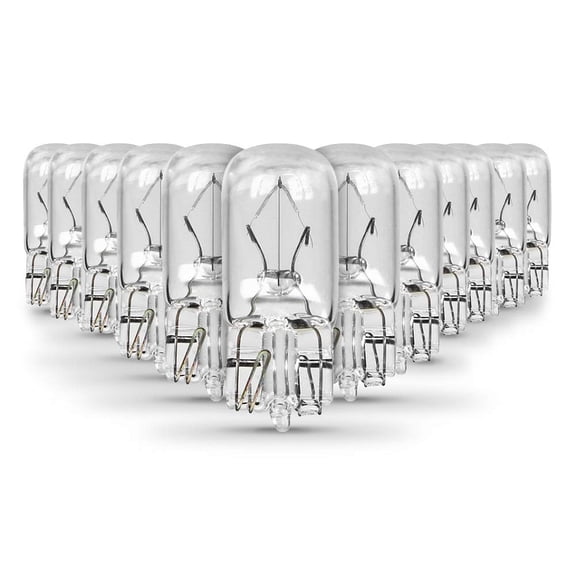 Feit Electric BP5XN-12/RP/12 12-Volt 5-Watt T-5 Wedge Base Xenon Light Bulb,