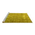 thumbnail image 2 of Ahgly Company Machine Washable Indoor Round Persian Yellow Traditional Area Rugs, 7' Round, 2 of 4