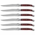 thumbnail image 1 of Maxam CTSZEW6 6 Piece Slitzer Germany European Style Steak Knife Set with Wood Handles, 1 of 1