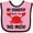 Pink and Black, variant on Inktastic My Grandpop Loves Me Crab Boys or Girls Baby Bib