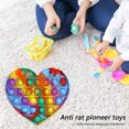 thumbnail image 4 of Push Pop Bubble Fidget Toy Heart Shape Stress Relief Toys para ADHD (11) Ehuebsd Para estrenar, 4 of 8